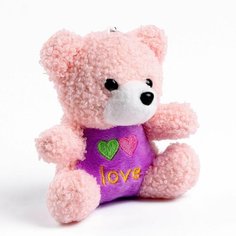 Мягкая игрушка-брелок Мишка цвета Микс Denco Store