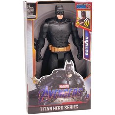 Фигурка Супергерои / Бэтмэн / Batman / световые и звуковые эффекты, 30 см. Titan Hero Series