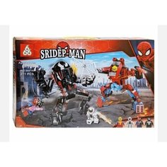 Конструктор для мальчика супергерои Марвел / Человек Паук против Венома 271 деталей Нет бренда