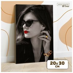 Картина по номерам на холсте с подрамником «Стиль», 20х30 см Школа талантов