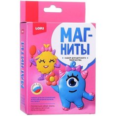 Магниты из гипса LORI "Монстрики-подружки", от 5 лет, в коробке (Пз/Г-038)