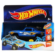 Металлическая машинка Hot Wheels (Хот Вилс) 12,5 см, свет, звук, откр. двери, синяя