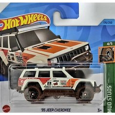 Hot Wheels/Оригинал/ 95 Jeep Cherokee /Mud Studs/