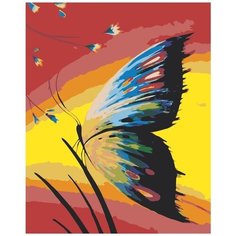 Картина по номерам Радужная бабочка 40х50 см АртТойс