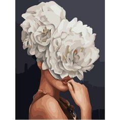 Картина по номерам Леди Пион 40х50 см АртТойс