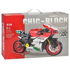 Конструктор Мотоцикл Chic Block 672001 803 детали Lion King