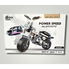 Конструктор Brick Cool / Мотоцикл Power Speed / 441 деталей/ КС007 Toys