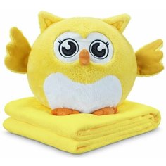 Сова с пледом игрушка подушка 3 в 1 Toys For Children