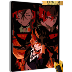 Картины по номерам Бродячие псы Аниме 40x50