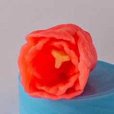 Силиконовая форма для мыла Тюльпан №3 3D, для свечей гипса 1шт 5 х 4,5 х 4 см Нет бренда
