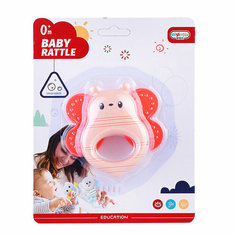 Погремушка 668-12D "Милая бабочка" на листе КНР