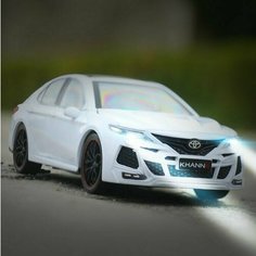 Машинка металлическая Toyota Camry GR Sport 1:24, Коллекционная модель машины для взрослых, Игрушечный автомобиль с звуковыми и световыми эффектами Элемент