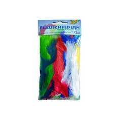 Декоративные перья для творчества 53019 6 цветов 10 грамм (10 уп.) Folia
