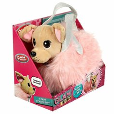 Игрушка мягкая чихуахуа В меховой сумочке 20 см МОЙ питомец CT-AD211066-21