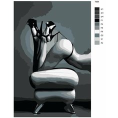 Картина по номерам для Взрослыx T684 "Картина для взрослыx. Эротика" 70x110 Brushes Paints