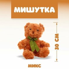 Мягкая игрушка «Мишутка», 30 см, цвета микс Noname