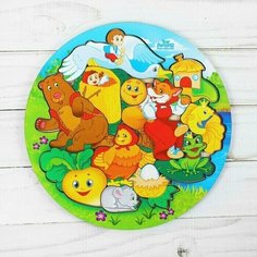 Дидактические игры и материалы. Головоломка "Русские народные сказки" Нет бренда