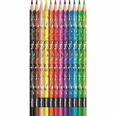 Карандаши цветные 12 цветов Maped Mini Cute (L=175мм, d=3мм, 3гр, пластик, декорированный корпус) (862201), 12 уп.