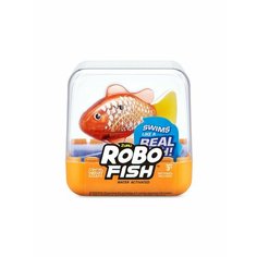 Игрушка ZURU Robo Alive Рыба интерактивная плавающая оранжевая
