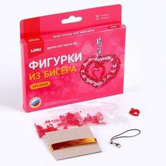 Брелоки. Фигурки из бисера «Сердечко» Lori