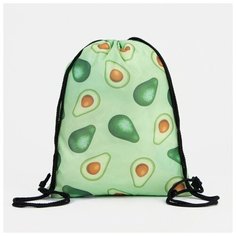 Мешок для обуви на шнурке, цвет зелёный Нет бренда