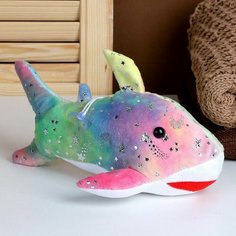 Мягкая игрушка "Акула", космос, 26 см Pro Market