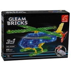 Конструктор Ausini Gleam Bricks 25344 Вертолет 3 в 1, 55 дет.