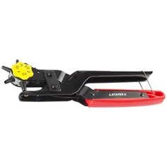 STAYER Дырокол револьверный 6 в 1 Professional 22943 черный 15 см 10 см