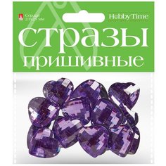 Стразы пришивные "Сердце" (23х25 мм) Альт