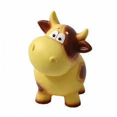 Игрушка из ПВХ "Бык-копилка пятнистый" Весна