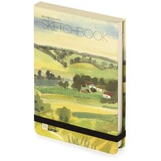 SKETCHBOOK BrunoVisconti, 140х210 мм, 100 л, Бежевый 100 г, книжный переплёт, Арт. 1-511/02, обложка в ассортименте