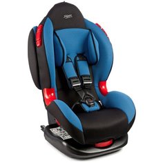 Автокресло детское Siger Кокон IsoFix от 9 до 25 кг, синее