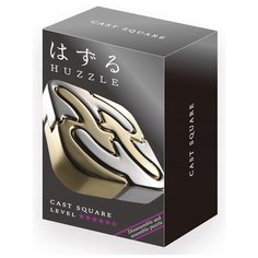 Головоломка Hanayama Huzzle Cast Square (Каре) серый/желтый