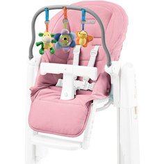 Комплект для стульчика Peg-Perego чехол Kit Tatamia и дуга с игрушками, rosa