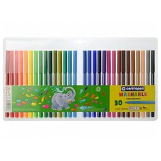 Набор фломастеров CENTROPEN 30 цветов с европодвесом