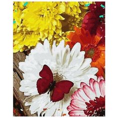 Картина по номерам "Красная бабочка", 40x50 см ВанГогВоМне