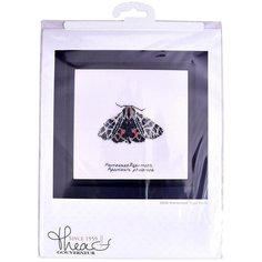 Набор для вышивания Тигровый мотылёк, канва Aida 16 ct 21 х 21 см THEA GOUVERNEUR 569A