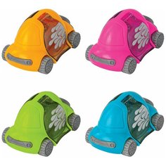 Точилка юнландия "Машинка Юнландика", с контейнером, пластиковая, корпус ассорти, 228474, 12 шт.