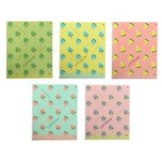 Тетради 48 листов "арбузики". Набор 5 шт. Цена за 5 штук. Альт