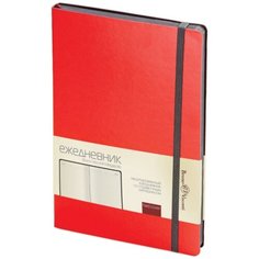 Ежедневник недатированный А5 "Megapolis Soft", цвет красный Bruno Visconti