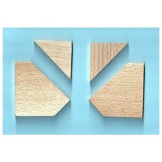 Головоломка "Упрямоугольник-4" Wood Fun