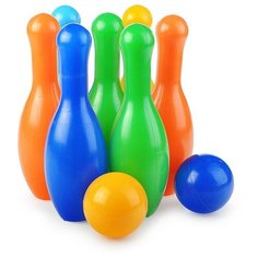 Боулинг 7 кегли + 2 шар Фабрика детской игрушки