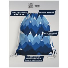 Мешок для обуви Gustav House "Синие горы" 38х42 см