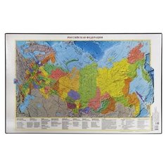 ДПС Коврик-подкладка настольный для письма (590х380 мм), с картой россии, дпс, 2129. р Dp Skanc
