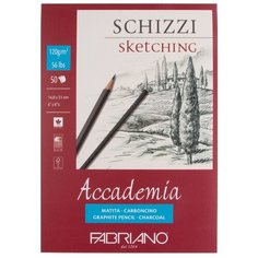 Fabriano Склейка для рисования "Accademia" 120г/м2 А5 мелкозернистая 50л по 1 стороне