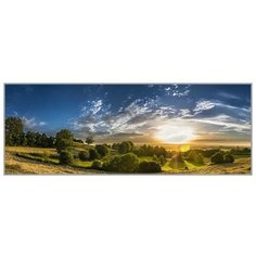 Алмазная мозаика "Волшебство рассвета" 95x35 см, 40 цветов Milato