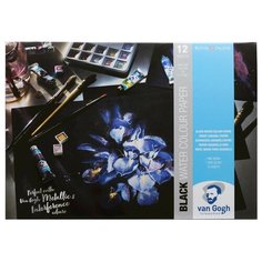 Royal Talens Альбом для акварели "Van Gogh" black360гр/м2, A3 черная 12л склейка по 1 стороне sela