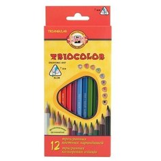 Koh-i-Noor Набор цветных карандашей Triocolor 12 цветов