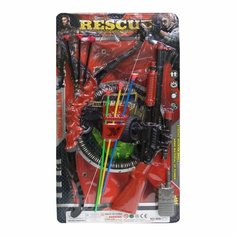 Игровой набор "Оружие" лук со стрелами, ружье, рация на блист. 63*35(305) Нет бренда