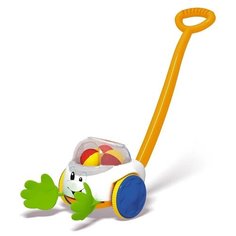 Каталка-игрушка Stellar Ладошки (01982), синий/оранжевый Стеллар